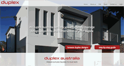 Desktop Screenshot of duplex.com.au