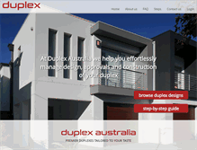 Tablet Screenshot of duplex.com.au